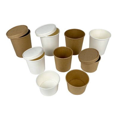 Biologisch abbaubare Suppen Tasse Einweg- heiße Suppen Schüssel 8oz 12oz 16oz 20oz