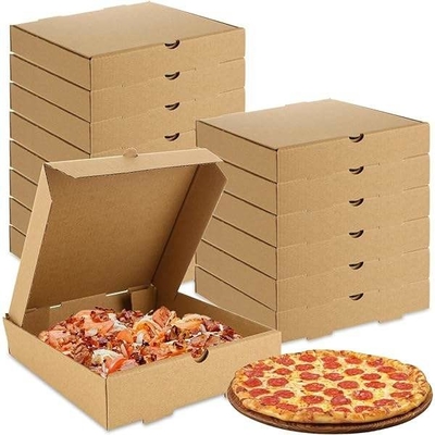 Warmverkauf Bento Einweg-Takeaway-Boxen Mahlzeiten Kraft-Pizza-Boxen Mahlzeiten Pizza-Boxen