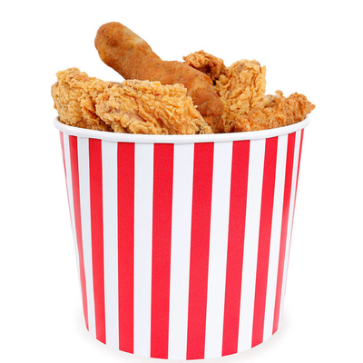 Logo tùy chỉnh in loại thực phẩm Popcorn Tub Cup dùng một lần Chicken chicken Packing Bucket Barrel