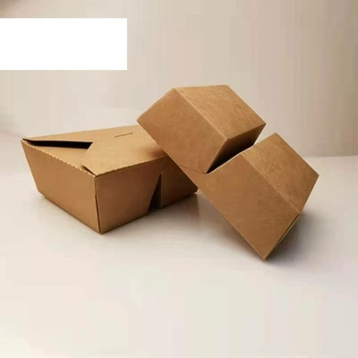 Populäres Design Speicher für Lebensmittel Einweg-Mehrfach-Mittagessen Kraft mit Papierbox Vielfach-Abteilung