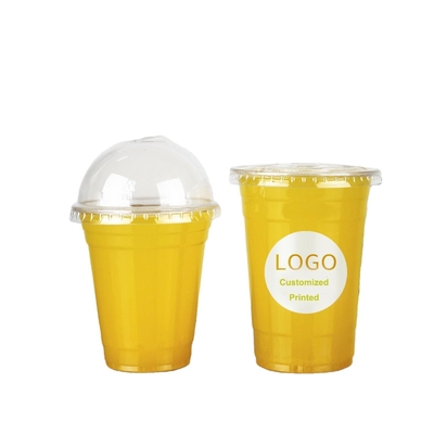 16 oz copos PLA para bebidas frias para uso de escritório e hotel para café