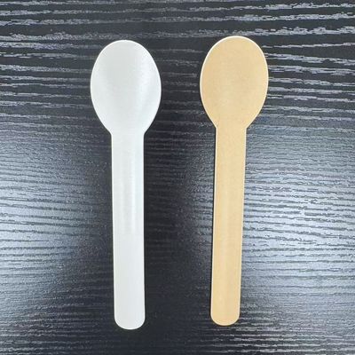 EcoSmooth Disposable BioStrong Flexi-Lite Leakproof GreenBite Sturdy Paper Spoon Customizable Color And Design