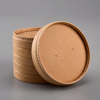 Stackable Paper Lid - Eco-Friendly Leak-Resistant And Microwave-Safe For Sustainable Food Storage