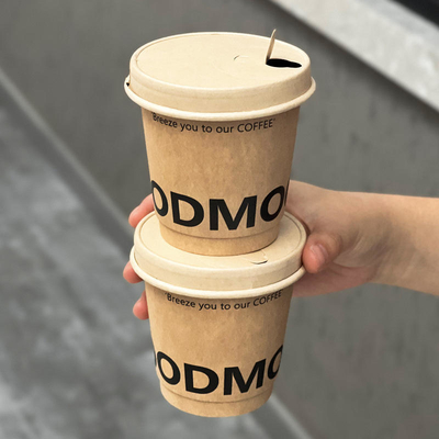 Eco-Friendly Disposable Paper Cups – 8oz, 10oz, 12oz, 16oz Biodegradable Coffee Cups For Hot/Cold Beverages (Wholesale)