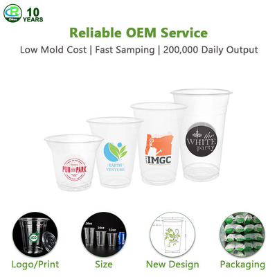 OEM Service 100% PLA Compostable Portion Cups Small Mini Cup 1oz 2oz 3oz 4oz 5oz 6oz Sauce Cups With Lids